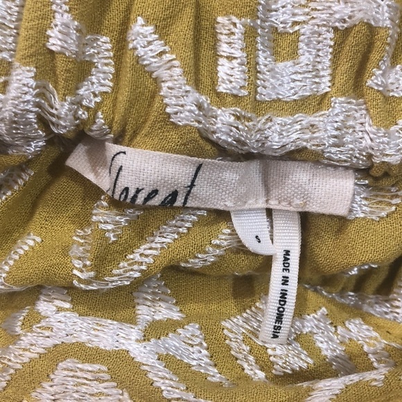 Anthropologie Yellow Asymmetrical Sleeveless Blouse - Picture 3 of 10